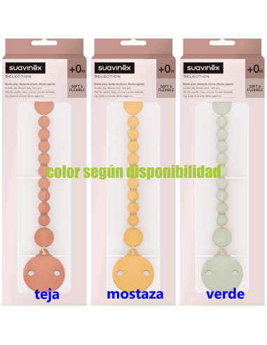 Suavinex Selection Broche Pinza Bolitas...