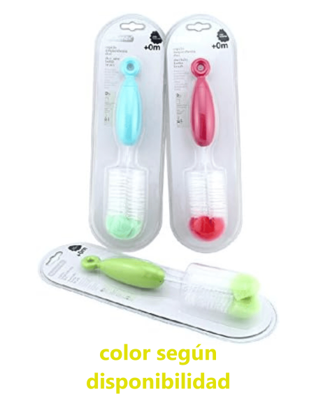 Suavinex Cepillo Limpia Biberon Dúo +0m
