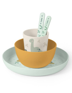 Saro Baby Vajilla 5 Piezas Wild Dinos +6m