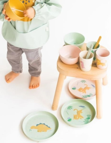 Saro Baby Vajilla 5 Piezas Wild Dinos +6m