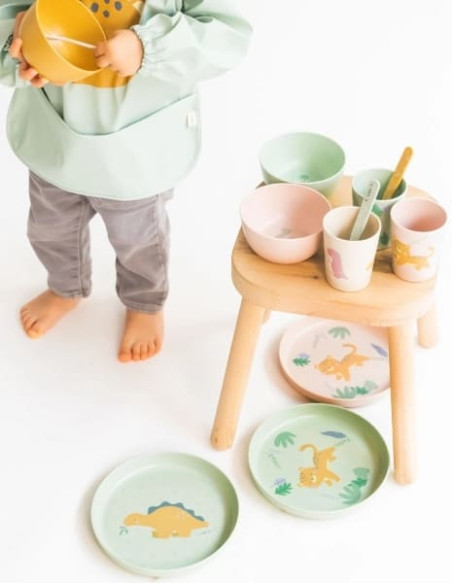 Saro Baby Vajilla 5 Piezas Wild Dinos +6m