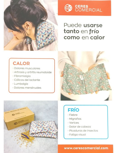 CC Saco Semillas Térmico Frío-Calor Cervical