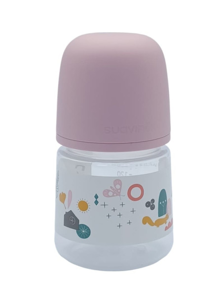 Suavinex Biberón Tetina Fisiológica SX Pro de Silicona Flujo Lento 150 ml +0m