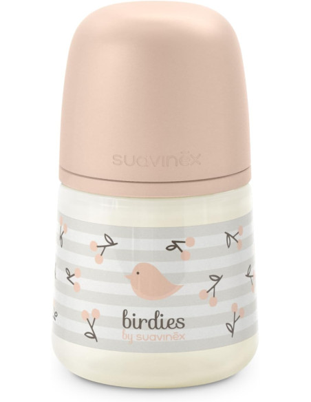 Suavinex Biberón Tetina Fisiológica SX Pro de Silicona Flujo Lento 150 ml +0m