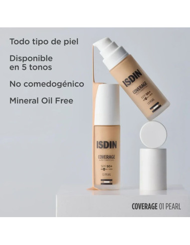 Isdin Coverage Base de Maquillaje con muy alta...