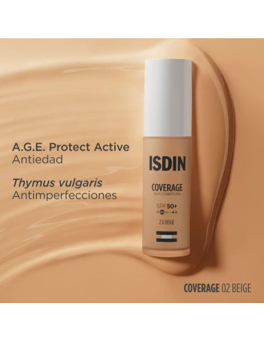 Isdin Coverage Base de Maquillaje con muy alta...