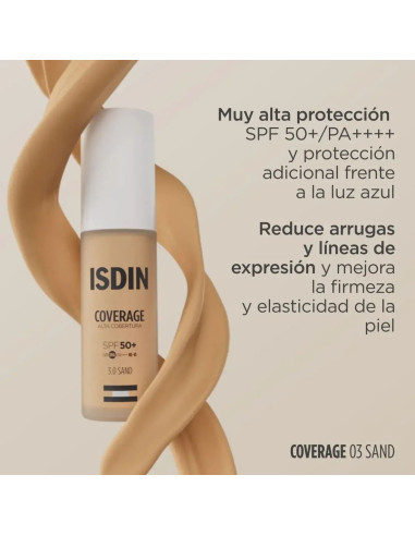 Isdin Coverage Base de Maquillaje con muy alta...