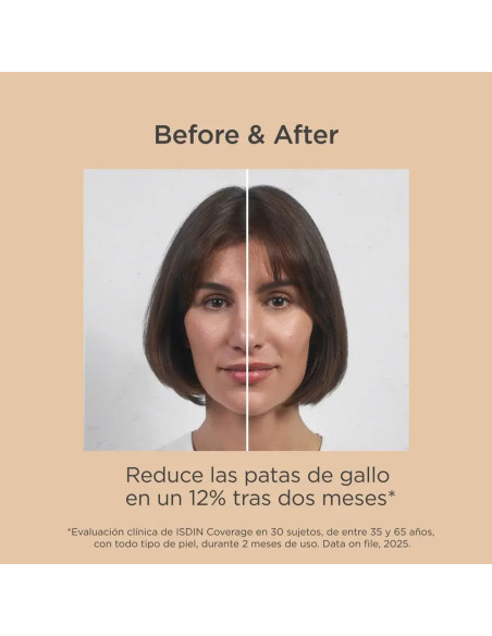 Isdin Coverage Base de Maquillaje con muy alta protección SPF 50+ Color 3.0 Sand - 30 g