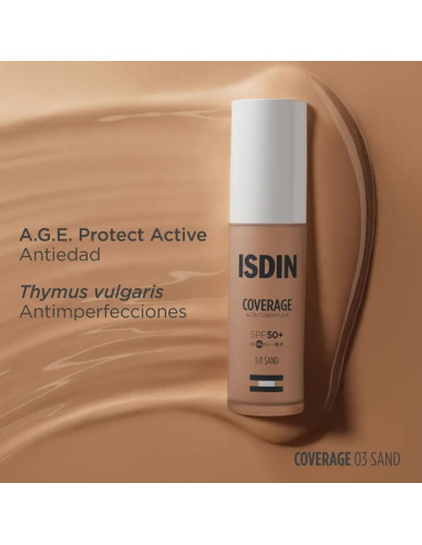 Isdin Coverage Base de Maquillaje con muy alta...