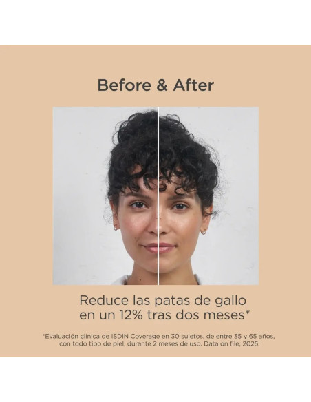 Isdin Coverage Base de Maquillaje con muy alta protección SPF 50+ Color 4.0 Golden - 30 g