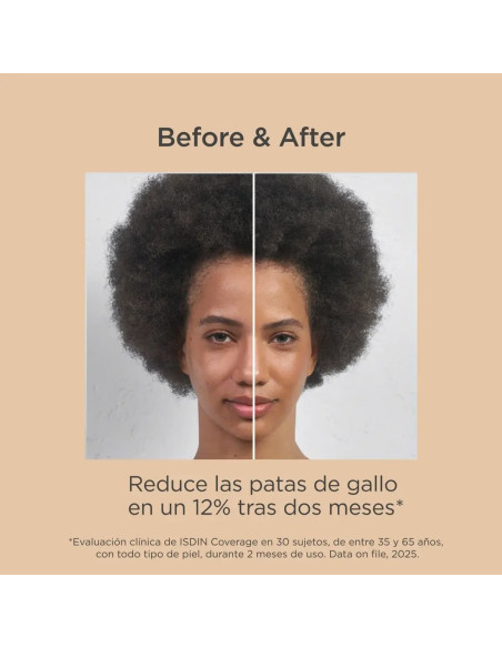 Isdin Coverage Base de Maquillaje con muy alta protección SPF 50+ Color 5.0 Bronze - 30 g