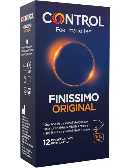 Control Preservativo Finissimo Original 12 unidades