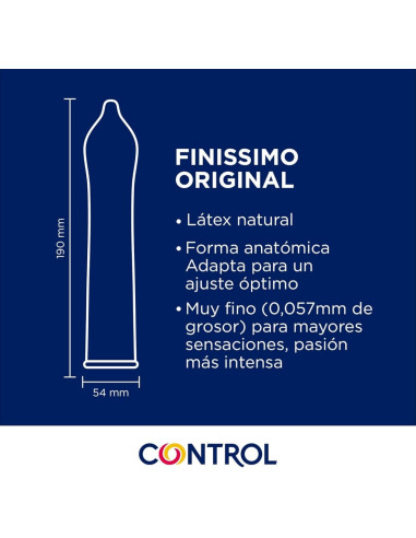 Control Preservativo Finissimo Original 12...