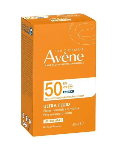 Avène Fotoprotección Ultra Fluid Ultra Mat SPF 50 - 50 ml