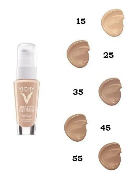 Vichy Liftactiv Flexiteint Base Maquillaje Antiarrugas Efecto Lifting Nº 55 Bronze 30 ml