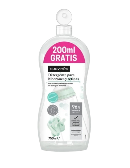 Suavinex Detergente Biberones y Tetinas 750 ml