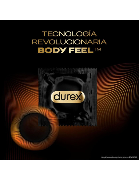 Durex Preservativo Conexión Total Premium Sin Látex Calor Corporal Regular Fit 10 unidades