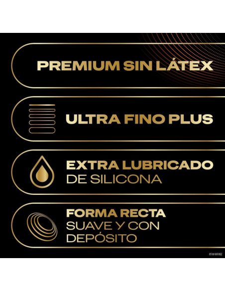 Durex Preservativo Conexión Total Premium Sin Látex Calor Corporal Regular Fit 10 unidades