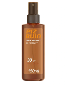 Piz Buin Tan & Protect Aceite Solar en Spray...