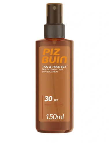Piz Buin Tan & Protect Aceite Solar en Spray...