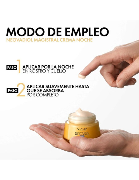 Vichy Neovadiol Crema Reafirmante y Nutritiva Magistral de Noche 50 ml