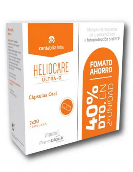 Heliocare Ultra-D 2x30 cápsulas