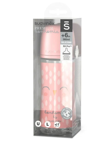 Suavinex Biberón Premium Bonhomía Tetina...