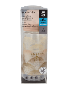 Suavinex Biberón Tetina Anatómica de Silicona Flujo Denso... 2