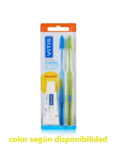 Vitis Cepillo Dental Adulto Medio Access 2 unidades