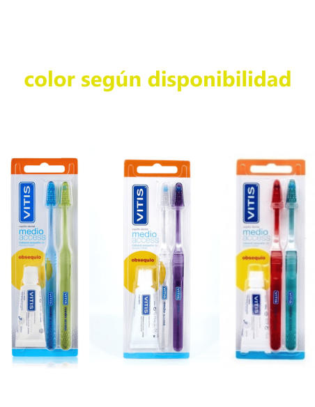 Vitis Cepillo Dental Adulto Medio Access 2 unidades