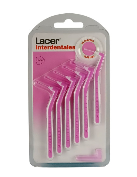 Lacer Cepillo Interdental Angular Ultrafino 0.45 mm 6 unidades