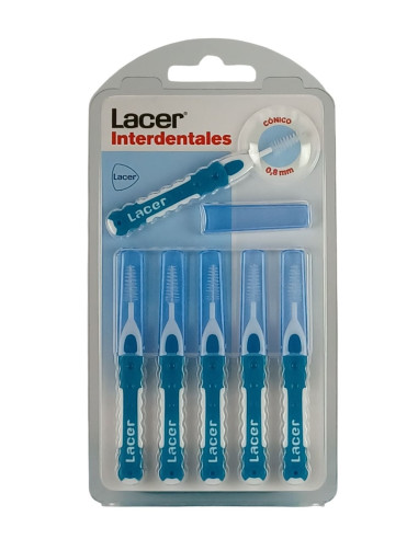 Lacer Cepillo Interdental Recto Cónico 0.8 mm 6...
