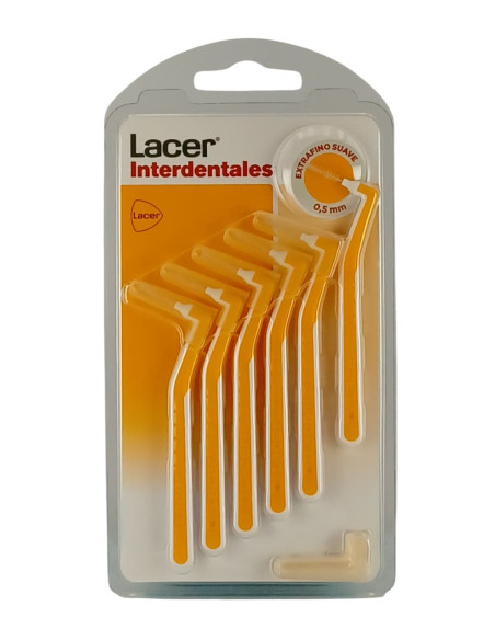 Lacer Cepillo Interdental Angular Extrafino Suave 0.5 mm 6 unidades