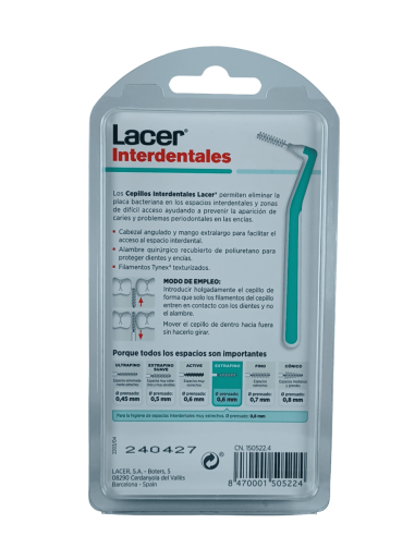 Lacer Cepillo Interdental Angular Extrafino 0.6...