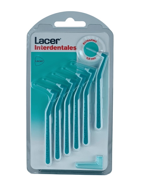 Lacer Cepillo Interdental Angular Extrafino 0.6 mm 6 unidades