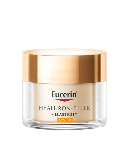 Eucerin Hyaluron Filler Elasticity Crema de Día SPF30 – 50 ml  + Crema Contorno de Ojos SPF20 – 15 ml