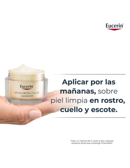 Eucerin Hyaluron Filler Elasticity Crema de Día SPF30 – 50 ml  + Crema Contorno de Ojos SPF20 – 15 ml