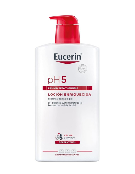 Eucerin pH5 Loción Hidratante Enriquecida Piel Muy Seca y Sensible 1000 ml