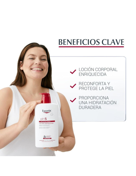 Eucerin pH5 Loción Hidratante Enriquecida Piel Muy Seca y Sensible 1000 ml