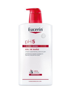 Eucerin pH5 Gel de Baño Rostro y Cuerpo 1000 ml