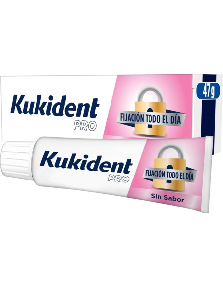 Kukident Pro Crema Adhesiva Prótesis Dental Sin Sabor 47 g