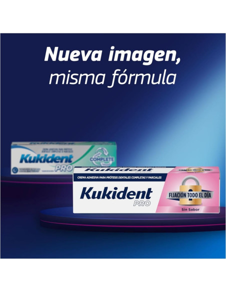 Kukident Pro Crema Adhesiva Prótesis Sin Sabor 70 g