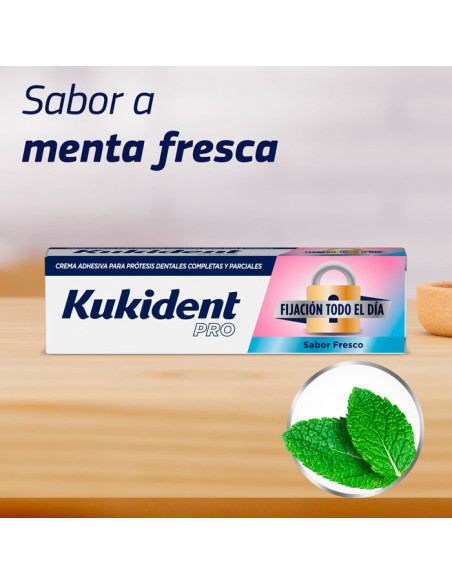 Kukident Pro Crema Adhesiva Prótesis Dental Sabor Fresco 70 g