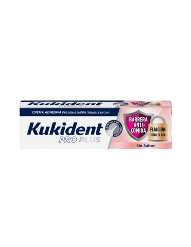 Kukident Pro Plus Barrera Anti-Comida Crema...