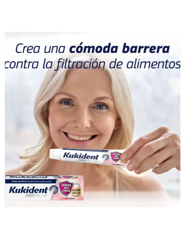 Kukident Pro Plus Barrera Anti-Comida Crema...
