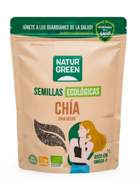 Natur Green Semillas de Chía Ecológicas 500 g