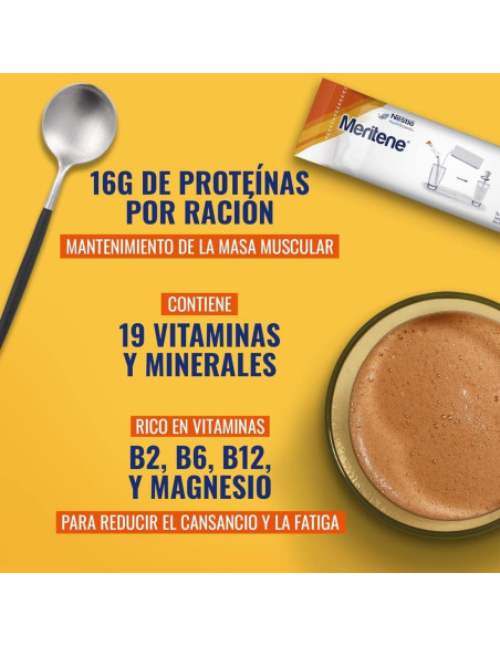 Meritene Fuerza y Vitalidad Chocolate 30 sobres de 30 gramos