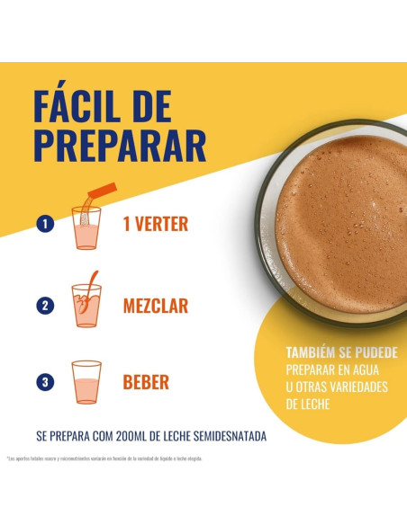 Meritene Fuerza y Vitalidad Chocolate 30 sobres de 30 gramos