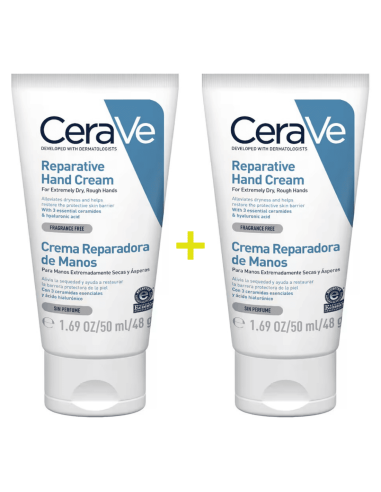 Cerave Duplo Crema Reparadora de Manos 2x50 ml