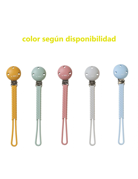 Saro Cadenita Portachupete 100% Silicona BPA Free